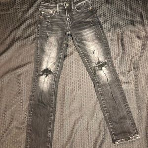 American Eagle Black Ripped Jeans 26-28